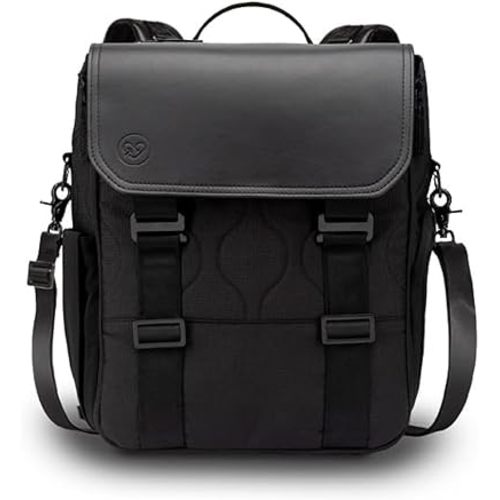 PAPERCLIP Willow Eco-Friendly Diaper Bag Backpack - Unisex Baby Diaper Bag with Changing Station - Perfect Baby Bag for Mom/Dad - Spacious Travel Companion - Stylish & Practical - Panaleras Para Bebe