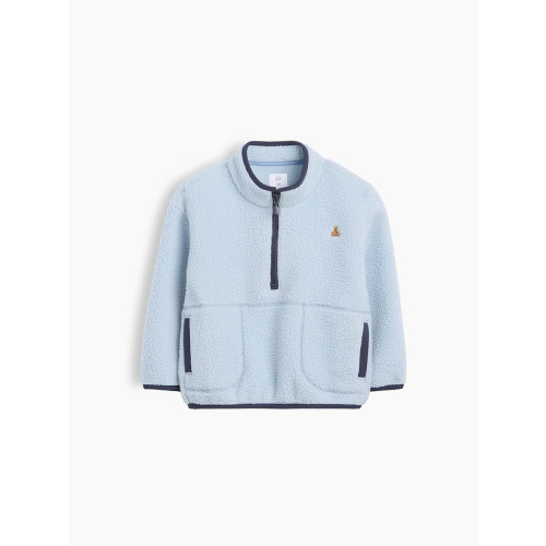 Baby & Toddler Sherpa Half-Zip Pullover