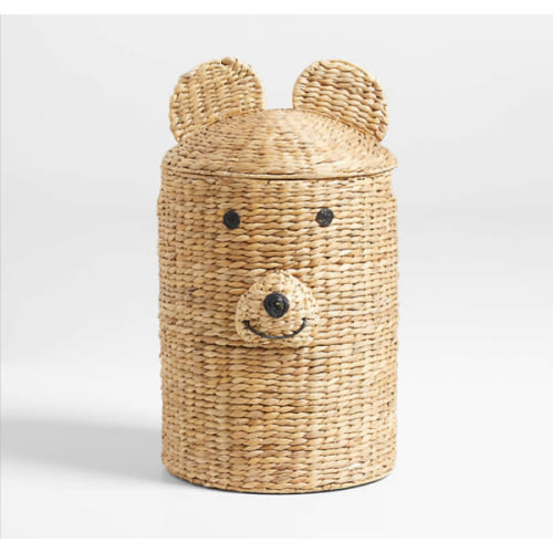 Bear Woven Kids Hamper with Handles