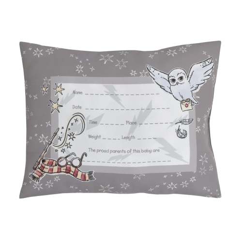 Harry Potter Magical Moments Grey and White Keepsake Pillow