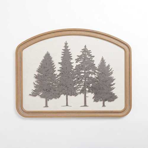 Metal Tree Scene Framed Wall Plaque | Kirklands Home