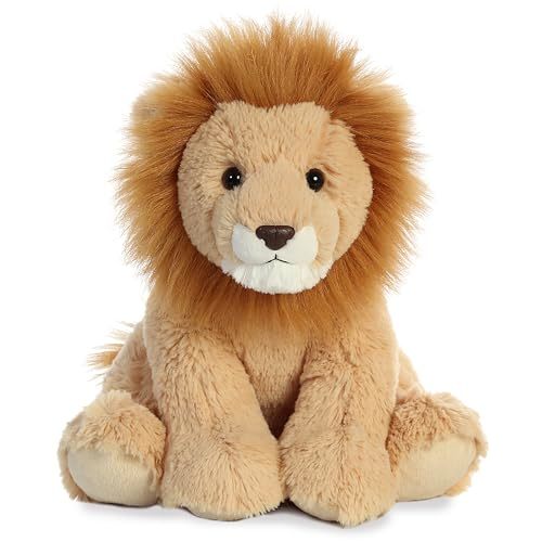 Aurora® Cuddly Lion Stuffed Animal - Cozy Comfort - Endless Snuggles - Brown 14 Inches