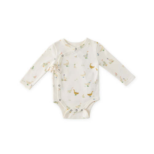Long Sleeve Kimono One-Piece - Duck Duck Goose
