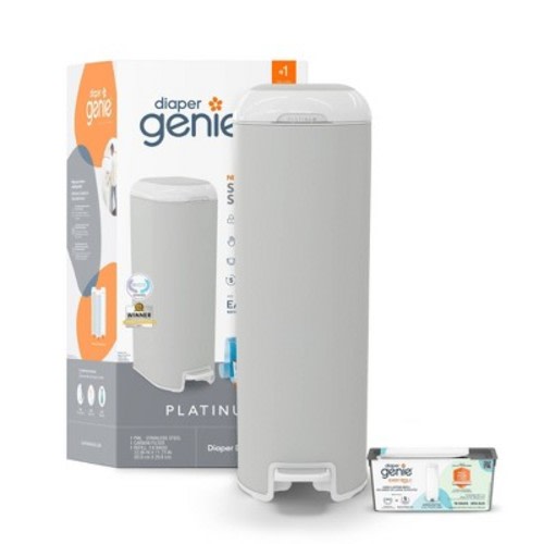 Diaper Genie Platinum Pail, Color: Gray