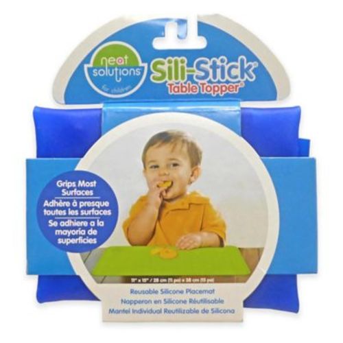 Neat Solutions® Sili-Stick® Table Topper® Reusable Silicone Placemat in Blue - BLUE - PLACEMAT