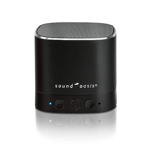 Sound Oasis Pink Noise Bluetooth Sound Machine for Sleeping, 20 Non-Looping Soothing Sounds with Speaker & Memory Function, Portable Sleep Sound Therapy for Home, Office or Travel