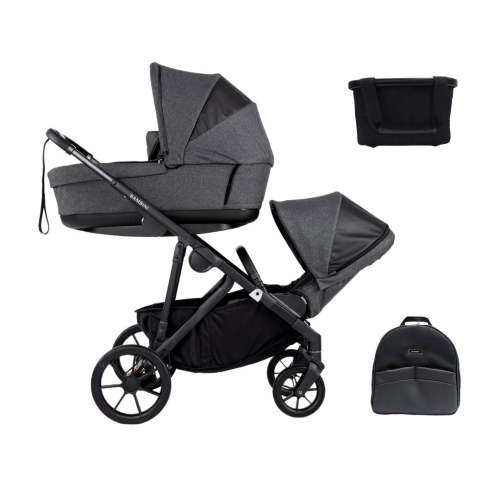 LISBON Single-to-Double Pram
