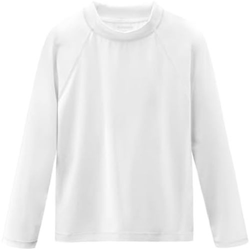 Boys Rash Guard Swim Shirts Long Sleeve UPF 50+ Swimwear Toddler Kids Sun Protection SPF Water Surfing Swimming Shirts 0-16Y