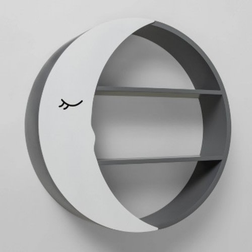 Decorative Wall Shelf - Cloud Island™ Moon Shelf