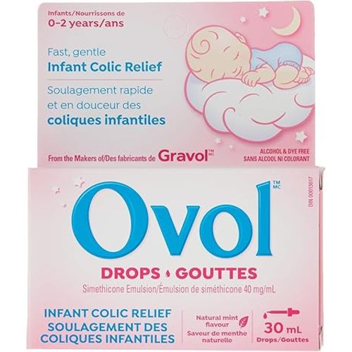 Ovol Drops - Fast, Gentle Infant Colic Relief, 30mL