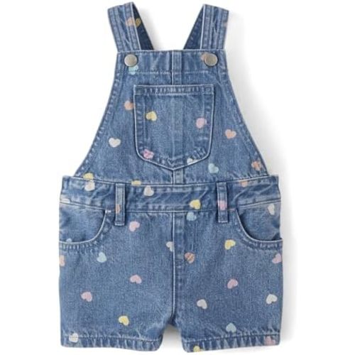 The Children's Place baby-girls And Toddler Girls Denim Shortalls