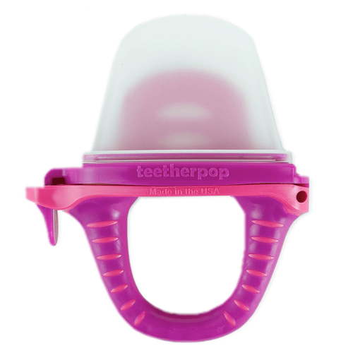 teetherpop - Fillable, Freezable Baby Teether for Breastmilk, Purées, Water, Smoothies, Juice & More