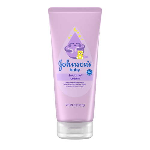 Johnson's Baby Bedtime Cream, No Added Parabens, 8 oz