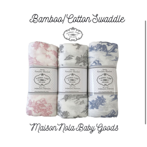 Bamboo Rayon Muslin Swaddle | Maison Nola