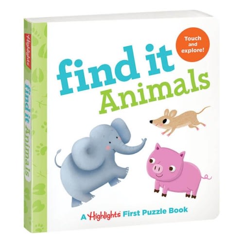 Find It Board Book: Animals