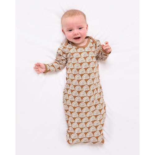 Rust Rainbows Infant Gown - Little Sleepies
