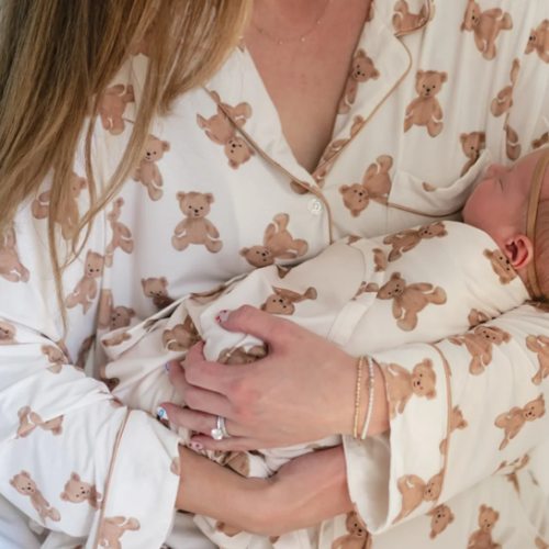 Women's Button Up Set In Bears