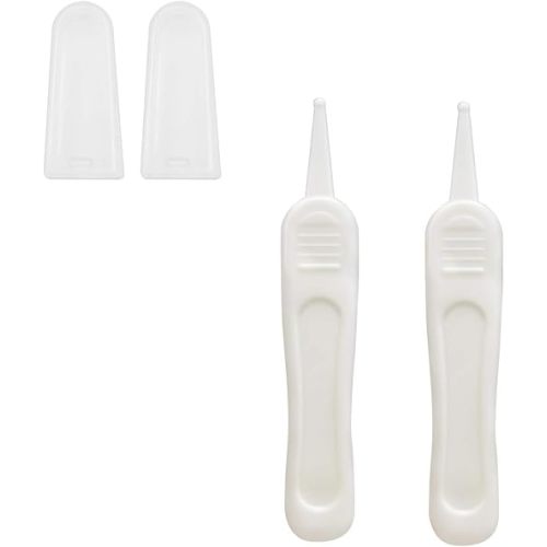 Evwoge Baby Nose Tweezers Booger Nipper Plier Ear Wax Remover Cleaner Pack of 2