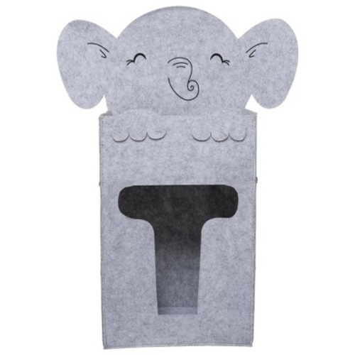 Sammy & Lou Felt Baby Nursery Diaper Storage Caddy - Elephant