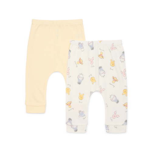 Disney Baby Wishes and Dreams Character Infant Baby Jogger Pants, 2-Pack, Sizes Newborn-18 Months