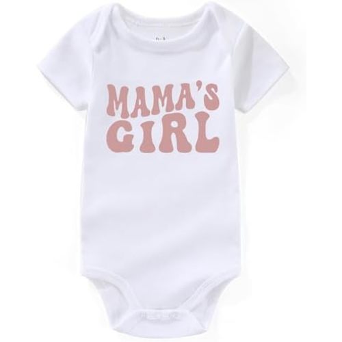 Mamas Girl newborn Outfit Mommys Girls Baby Clothes Mamas Bestie Mini infant bodysuit
