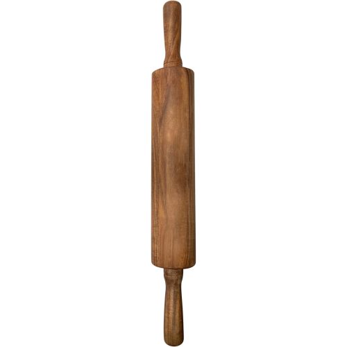 Ironwood Gourmet Acacia Wood Rolling Pine, 12" barrel x 2.75"
