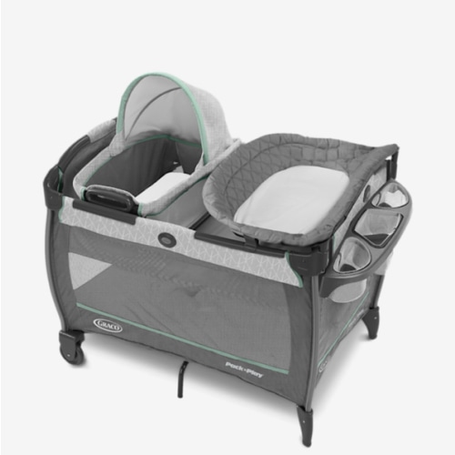 Graco Pack 'n Play Close2Baby Bassinet Playard Features Portable Bassinet Diaper Changer and More, Derby