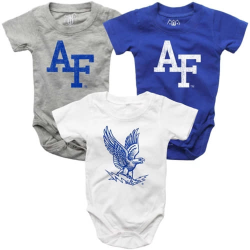 Wes and Willy Infant Air Force Academy Onesie 3 Pack | SCHEELS.com