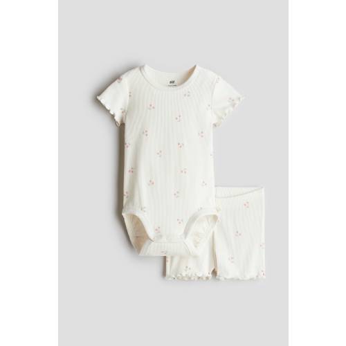 2-PIECE RIBBED COTTON SET