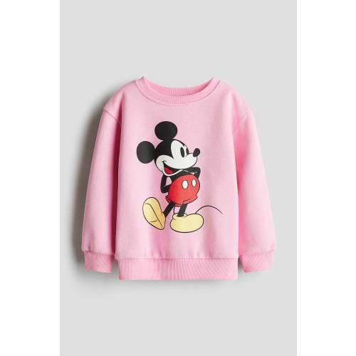PRINTED SWEATSHIRT, Pink/Mickey Mouse - size 8/10 (8-10Y)