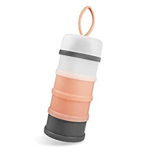 Amazon.com : Baby Formula Dispenser on The Go, Portable Formula Container, Non-Spill Stackable BPA Free Baby & Kids Snack Containers - Pink : Baby
