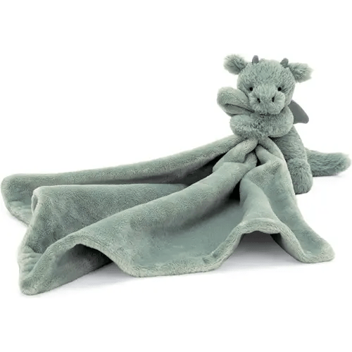 Jellycat Bashful Dragon Soother Baby Stuffed Animal Security Blanket