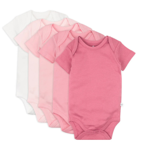 5-Pack Organic Cotton Short Sleeve Bodysuits | Honest Baby Clothing