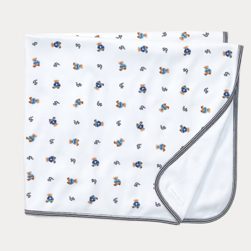 Polo Bear Cotton Blanket