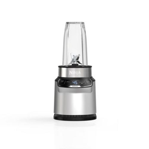 Ninja Nutri-Blender Pro with Auto-iQ - BN401: 1100W Personal Smoothie Blender, Stainless Steel, 2 Cups, Dishwasher Safe