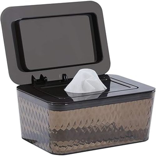 Wipes Dispenser Seal-Designed Wipe Dispenser Holder Wipes Case Box for Bathroom Keep Wipes Fresh, Dust-Proof & Non-Slip