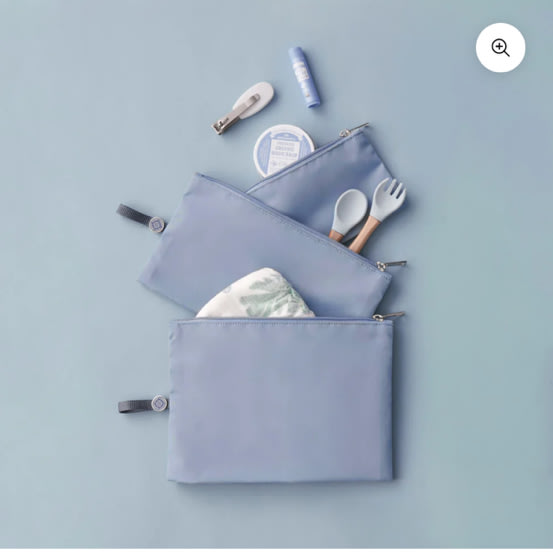 HAPP Brand Expandable Packing Pouches - Blue