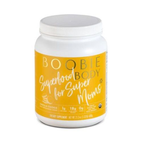 Boobie Body Organic Pregnancy And Lactation Vegan Protein Shake Vanilla Cookie - 21oz/1 Tub