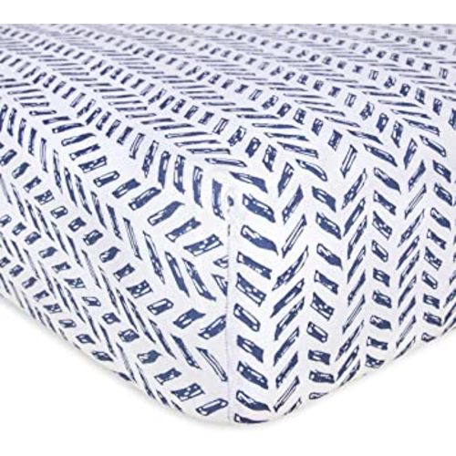 Burt's Bees Baby - Fitted Crib Sheet, 100% Organic Cotton Crib Sheet for Standard Crib and Toddler Mattresses 28x52 Inch (Pack of 1)