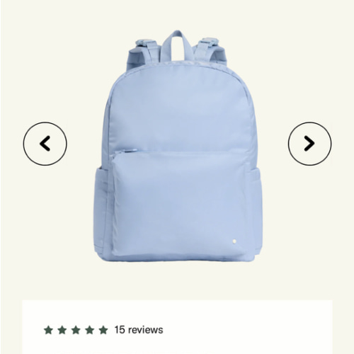 STATE Bags | Lorimer Diaper Bag Nylon Ice Blue