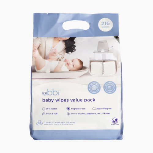 Ubbi Baby Wipes (3 Pack) - 3