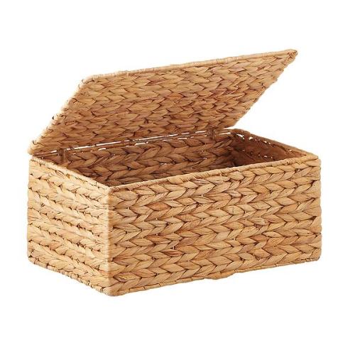 Small Hyacinth Storage Box with Lid - Set of 6