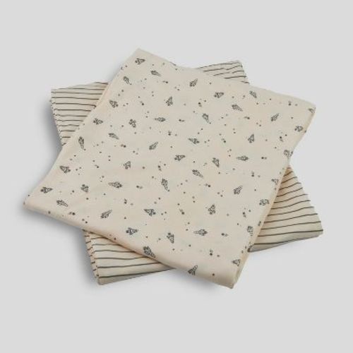 Space - Milkberry 2 Pack Luxury Rayon Of Bamboo Muslin Swaddle Blanket For Baby Girl Beige Space Ships