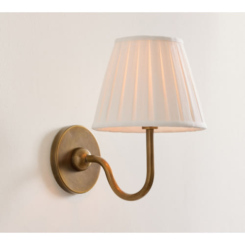 Baylor Pleated Shade Sconce (7")