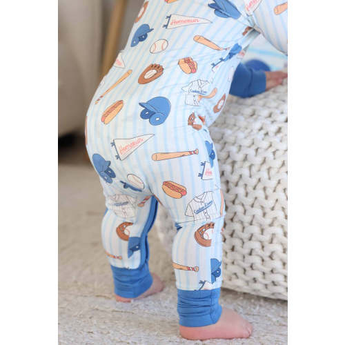 Ballpark Bros Convertible Zip Romper | Caden Lane