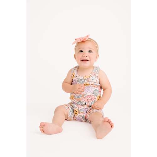 Pink Beach Babe Summer Tank Set