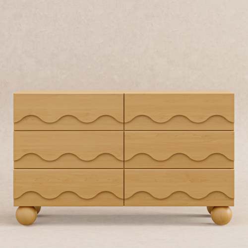 Lido Wave 6-Drawer Wide Assembled Dresser (56")