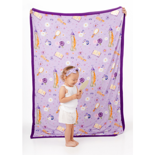 Rapunzel Large Quilted Bamboo Blanket