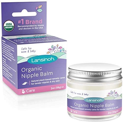 Lansinoh Organic Nipple Cream for Breastfeeding, 2 Ounces - Cream Only