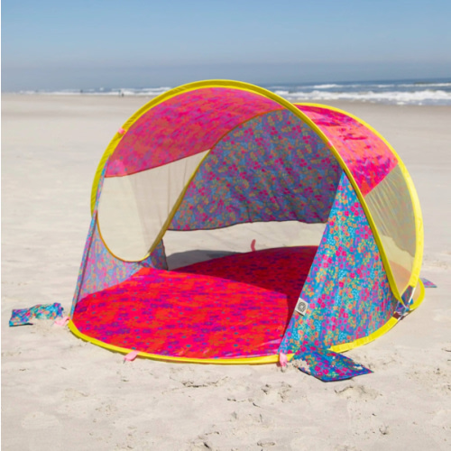 Sunny Day Pop Up Lounge Tent - Pink Coral Floral